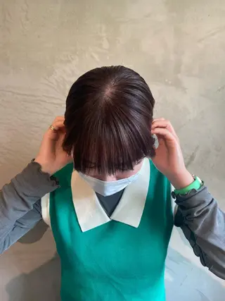 カラー やました もえかのヘアスタイル