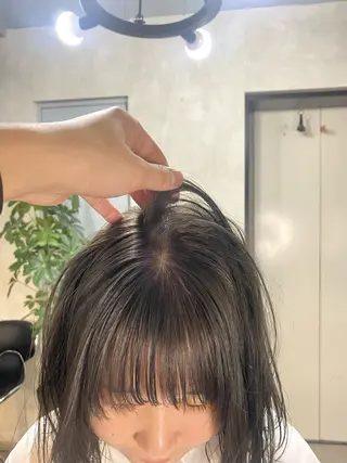 ショート カラー 白髪ぼかし/ショート /ミニボブだいじのヘアスタイル
