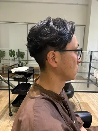 パーマ メンズ 牟田 いろはのヘアスタイル