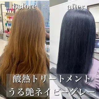 ロング カラー 酸熱トリートメント/ 髪質改善🌟玉井香奈のヘアスタイル