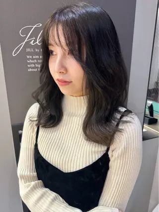 ミディアム カラー 🎀透明感 カラーHiROEのヘアスタイル