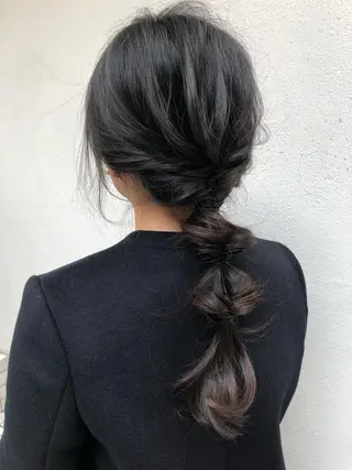 ロング カラー ヘアアレンジ 三軒茶屋/髪質改善 やまなかのヘアスタイル