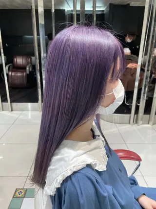 ミディアム カラー 中野 竜介のヘアスタイル