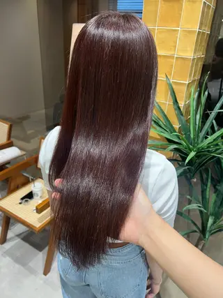 セミロング 艶髪/透明感 髪質改善 YUKIのヘアスタイル