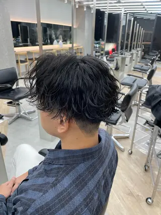 ショート パーマ メンズ SENTA✨メンズ パーマ✨fifth栄のヘアスタイル
