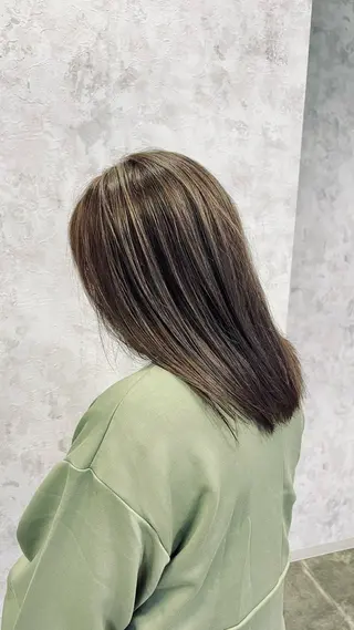 セミロング 末松 佑基のヘアスタイル