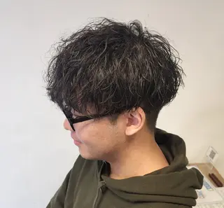ショート パーマ メンズ 【イケメン風パーマ】 SHOFYのヘアスタイル