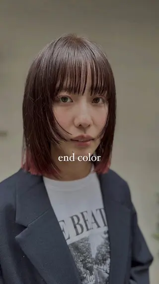 カラー 透明感カラー/ 石山浩二のヘアスタイル