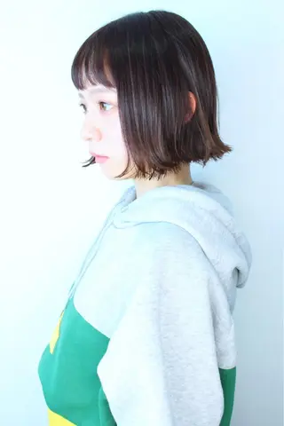 ミディアム カラー ⭐️バッサリカット モデル募集⭐️佐野のヘアスタイル