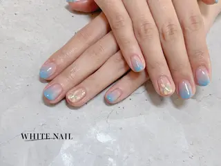 ネイル WHITE NAIL ホワイトネイルのネイルデザイン