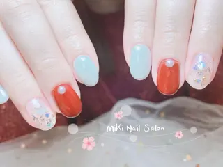 ネイル MiKi Nai池袋 長さだし得意のネイルデザイン