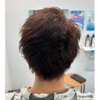 カラー メンズ 三原 友美のヘアスタイル