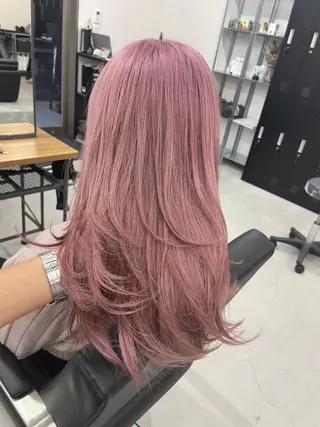 ロング カラー カラー特化サロン梅田 Eir茶屋町/山下のヘアスタイル