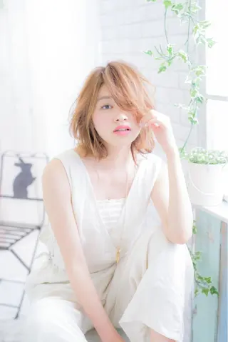 ミディアム 美髪矯正✨🌷関 郁美🌷のヘアスタイル