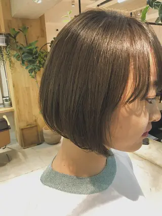 ミディアム カラー 白髪ぼかし/ショート /ミニボブだいじのヘアスタイル