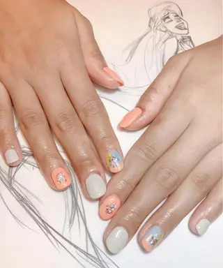 ネイル 平尾駅前/持込み専門 /owlnailのネイルデザイン