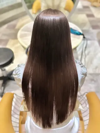 ロング ダメージレス縮毛矯正 髪質改善【美冴】のヘアスタイル