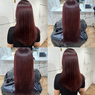 ロング 💛NOZOMI💛 ハイトーンカラーのヘアスタイル