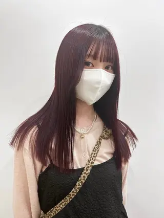 セミロング hair&eye🎀 /momoKaのヘアスタイル