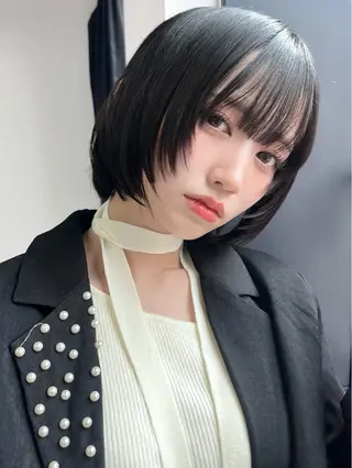 ショート ウルフ🦋顔まわり ❤︎ ͛MEIのヘアスタイル