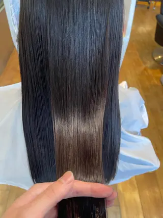 ロング 梶谷 和希のヘアスタイル