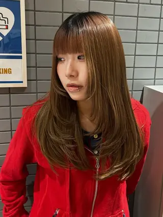 ロング LANAdesign bleach 🪐のヘアスタイル