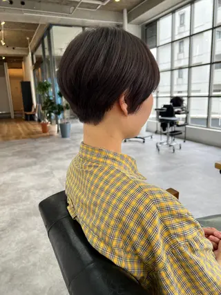 ショート カラー ショートカット/ 岡山駅前/KAZUのヘアスタイル