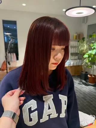 セミロング カラー ◎モチマル チアキ◎のヘアスタイル