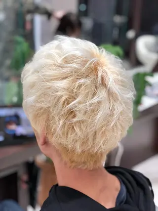 ショート ヘアアレンジ メンズ 渡辺　亮/髪質改善 レイヤーカットのヘアスタイル
