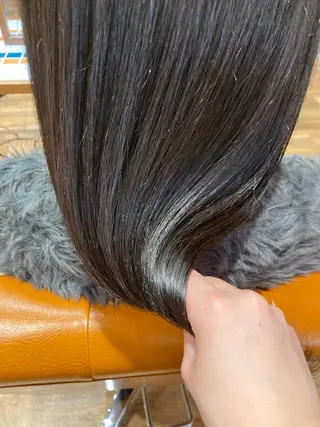 セミロング カラー 横浜美容室／暖色系 michika🌹のヘアスタイル