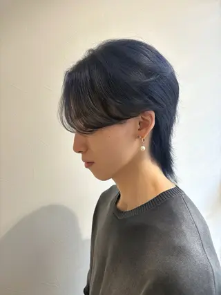 ショート カラー ヘアアレンジ メンズ 垢抜けメンズカット/ 毛流れパーマ/ユウトのヘアスタイル