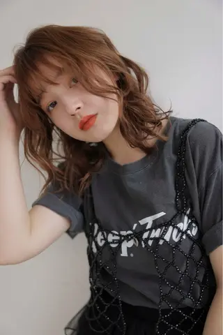 ミディアム モードケイズ 松原店のヘアスタイル