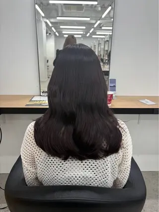 ロング miku/ラベンダー 透明感カラー🪻❤︎のヘアスタイル