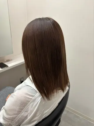 ミディアム とき/髪質改善/透明 感カラー☘️のヘアスタイル