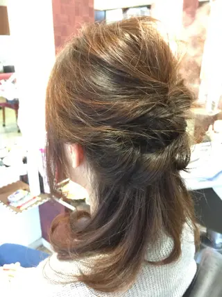 セミロング 織田 英之のヘアスタイル
