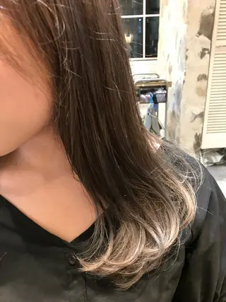 ロング カラー 塚本 昂のヘアスタイル