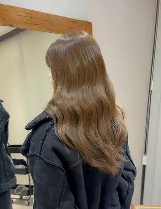 ロング カラー ヘアアレンジ 立川レイヤー 透明感カラーaoiのヘアスタイル