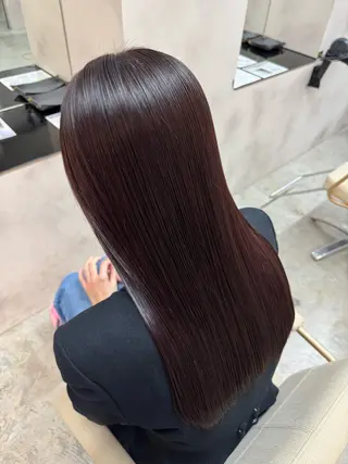 ロング カラー パーマ 木村 蓮のヘアスタイル