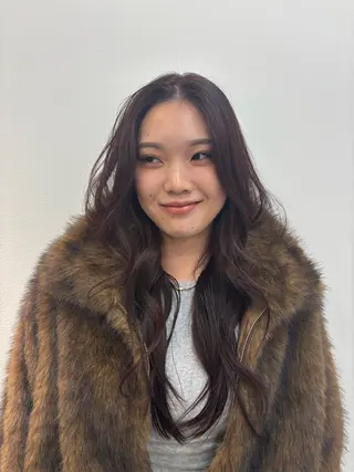 ロング カラー ハードパーマ Rico💜のヘアスタイル