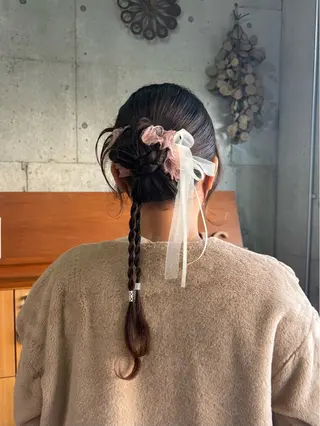 ロング 小野楓未 ブリーチ/ 透明感カラー🩵のヘアスタイル