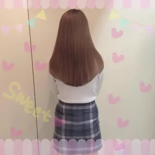 セミロング カラー 新宿駅近♡個室 ♡関口三都季🌜のヘアスタイル