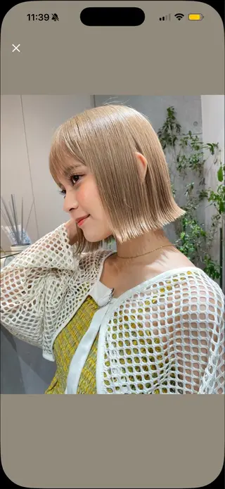 ショート ゆい ボブ特化のヘアスタイル