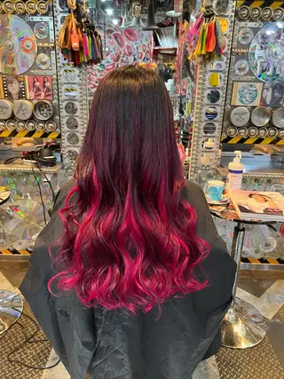 ロング カラー KOYA コヤのヘアスタイル