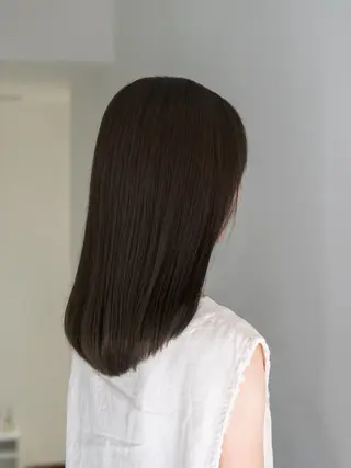 ミディアム カラー navile原宿 yumaのヘアスタイル
