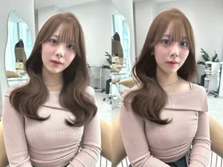 ロング カラー 香月 元希のヘアスタイル