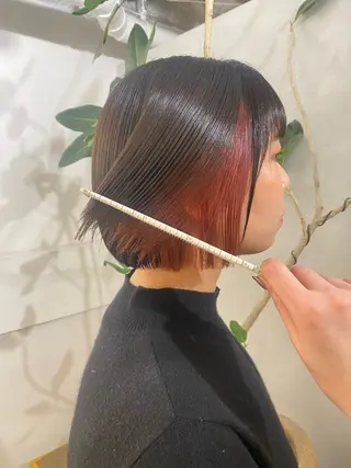ミディアム 新宿🫧ボブ 特化🐕Amiのヘアスタイル