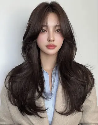ロング カラー 似合わせスタイル 表参道🌿ちえのヘアスタイル