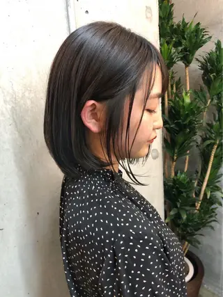 ミディアム カラー HIROKI ”博多 /ボブのヘアスタイル