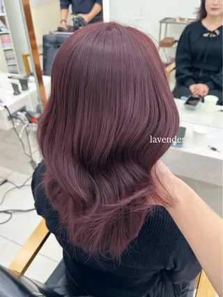 ミディアム カラー Haruka 🎀暖色カラーのヘアスタイル
