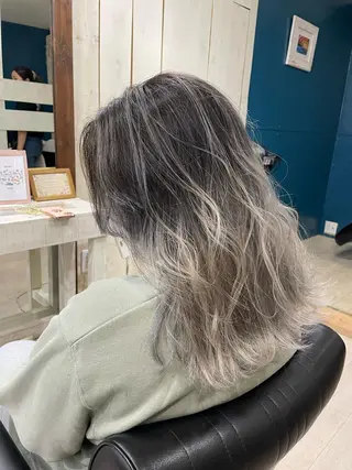 ミディアム カラー Mens cut Hannaのヘアスタイル